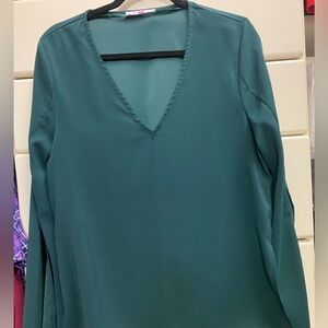 Buddy love top, emerald green, small EUC